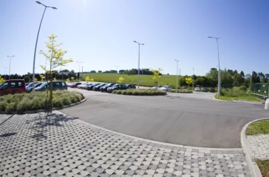 Dinant - Parking du centre hospitalier universitaire de Dinant