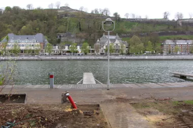 Namur - Raccordement électrique et en eau du Port de plaisance de Namur